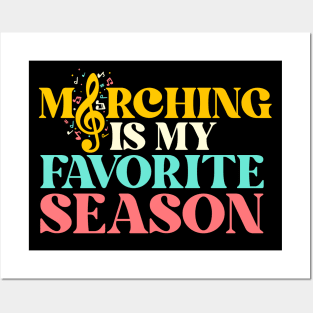 Marching Is My Favorite Season // Funny Marching Band Posters and Art